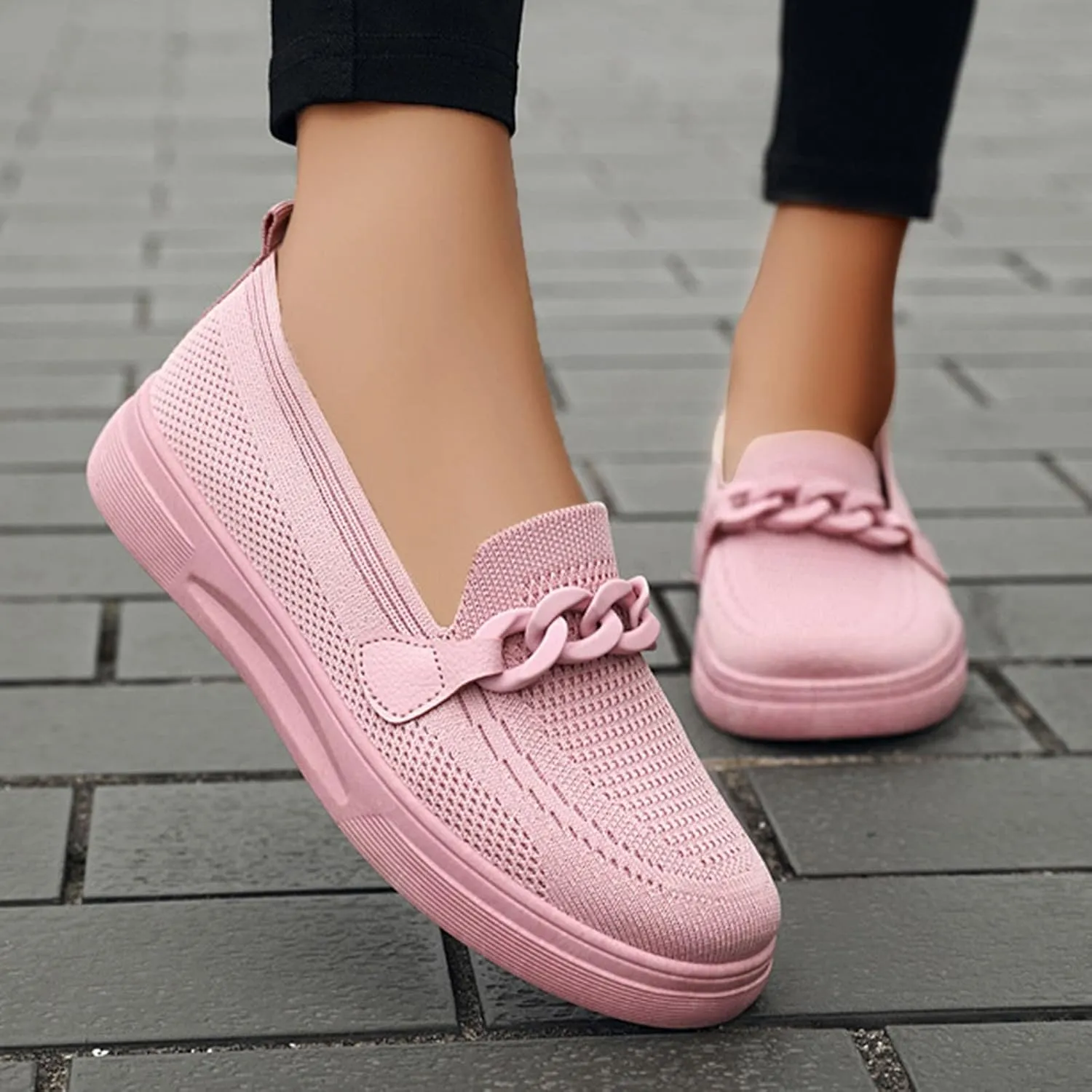 2024 New Orthopedic Women’s Breathable Slip on Arch Support Non-Slip Shoes, Orthopedic Shoes for Women