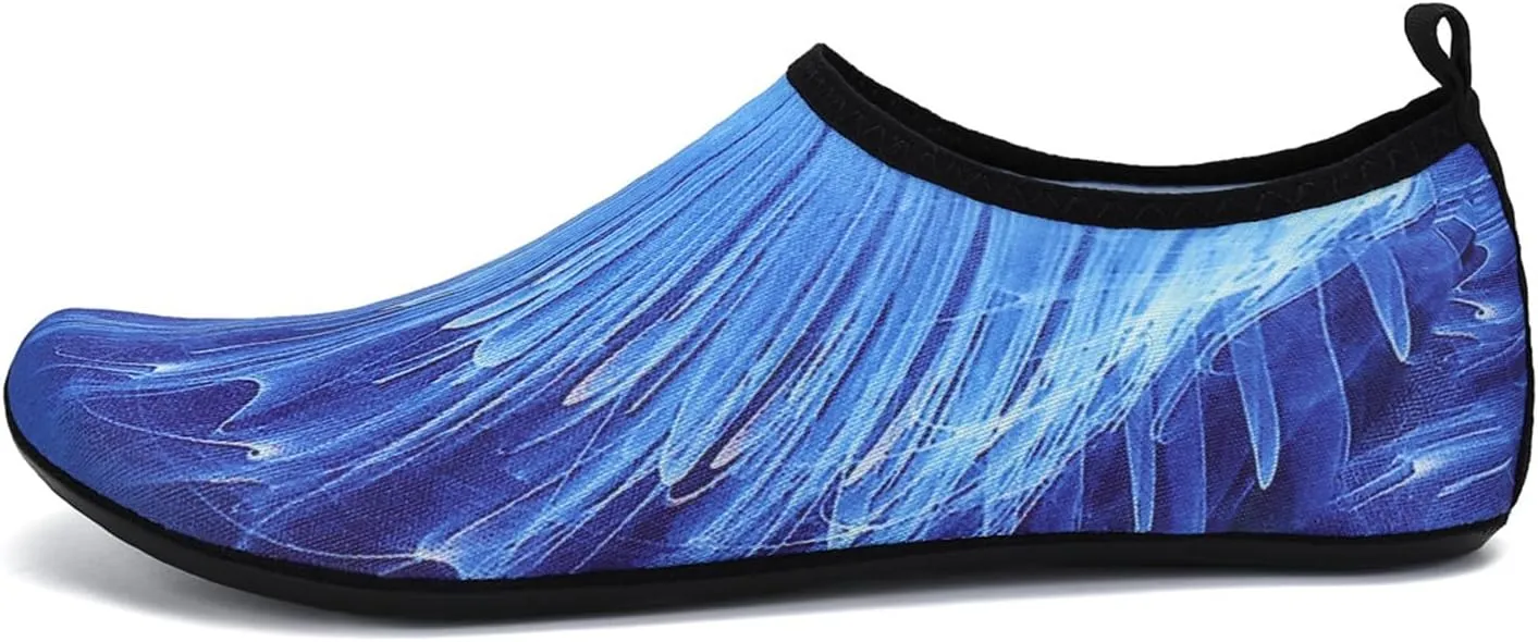 2025 New Water Shoes for Women Men Aqua Socks Swim Beach Barefoot Footwear,Lightweight Quick-Dry Yoga Exercise Shoes,Non-Slip Comfortable Trail Swim Footwear for Camping Swimming Travel