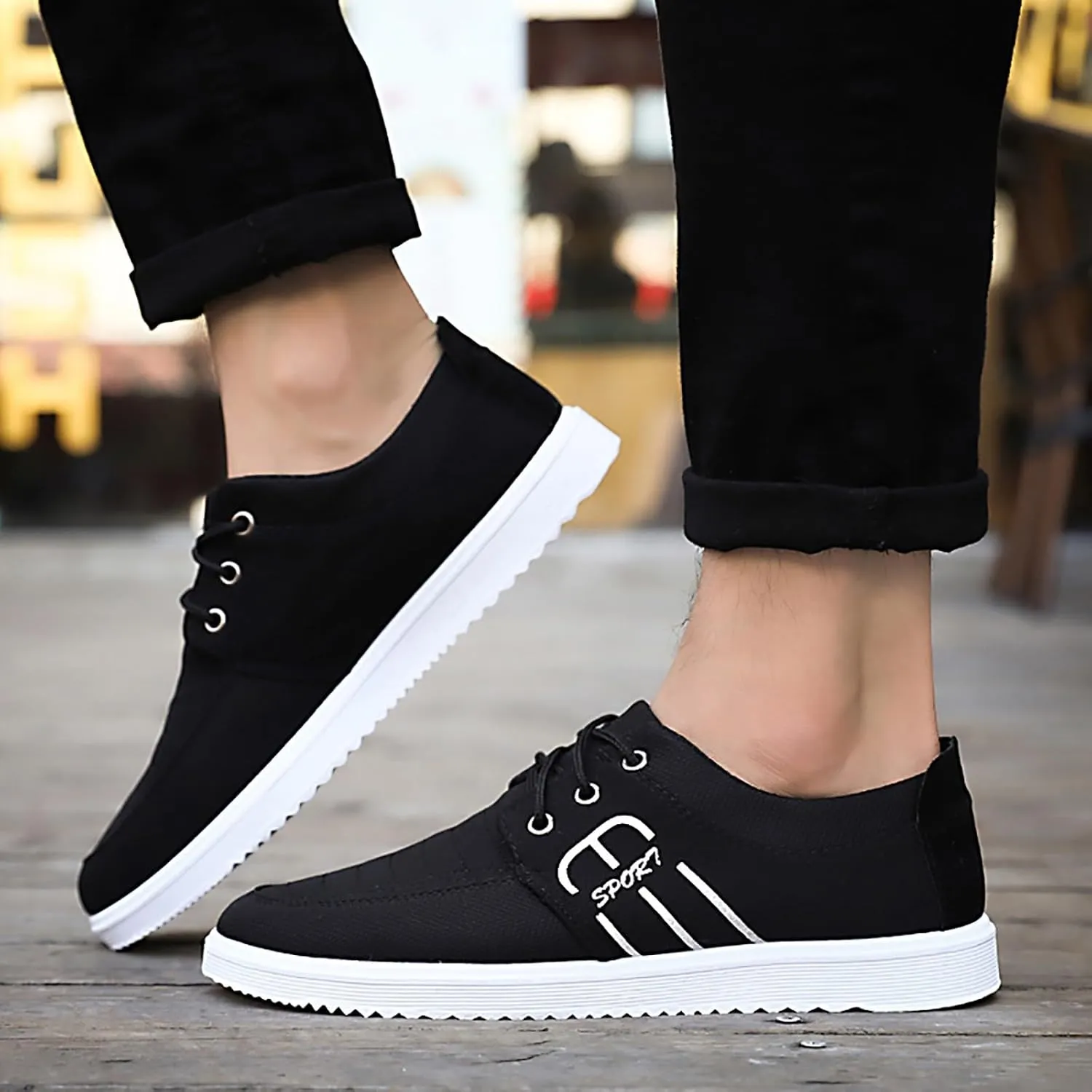 Arch Support Sports Shoes for Men Comfortable Breathable Lightweight Tennis Shoe Arch Support Plantar Fasciitis