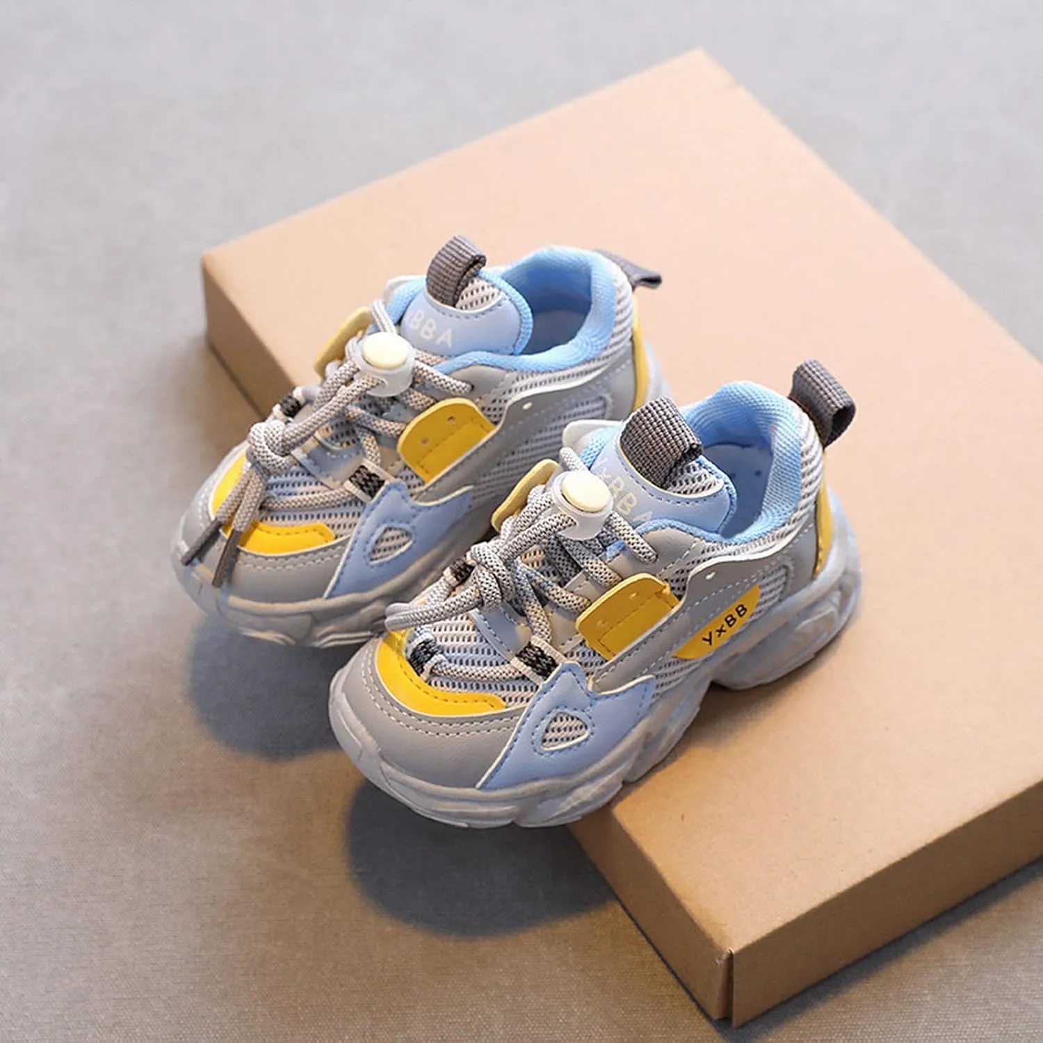Baby Toddler Shoelace Sneaker Mesh Breathable Infant Newborn First Walking Sport Shoes Sole Non Slip Light Shoes