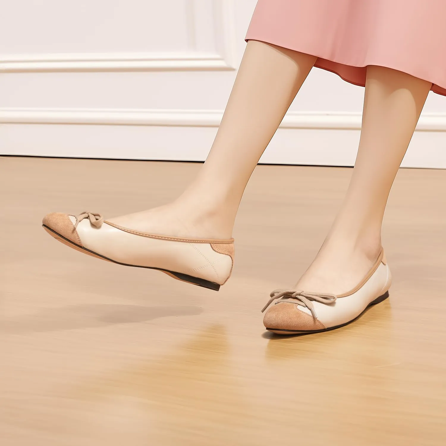 Ballet Flats for Women;Sporty Ballet Shoes;Round Toe Casual Slip on Ballerina Shoes.