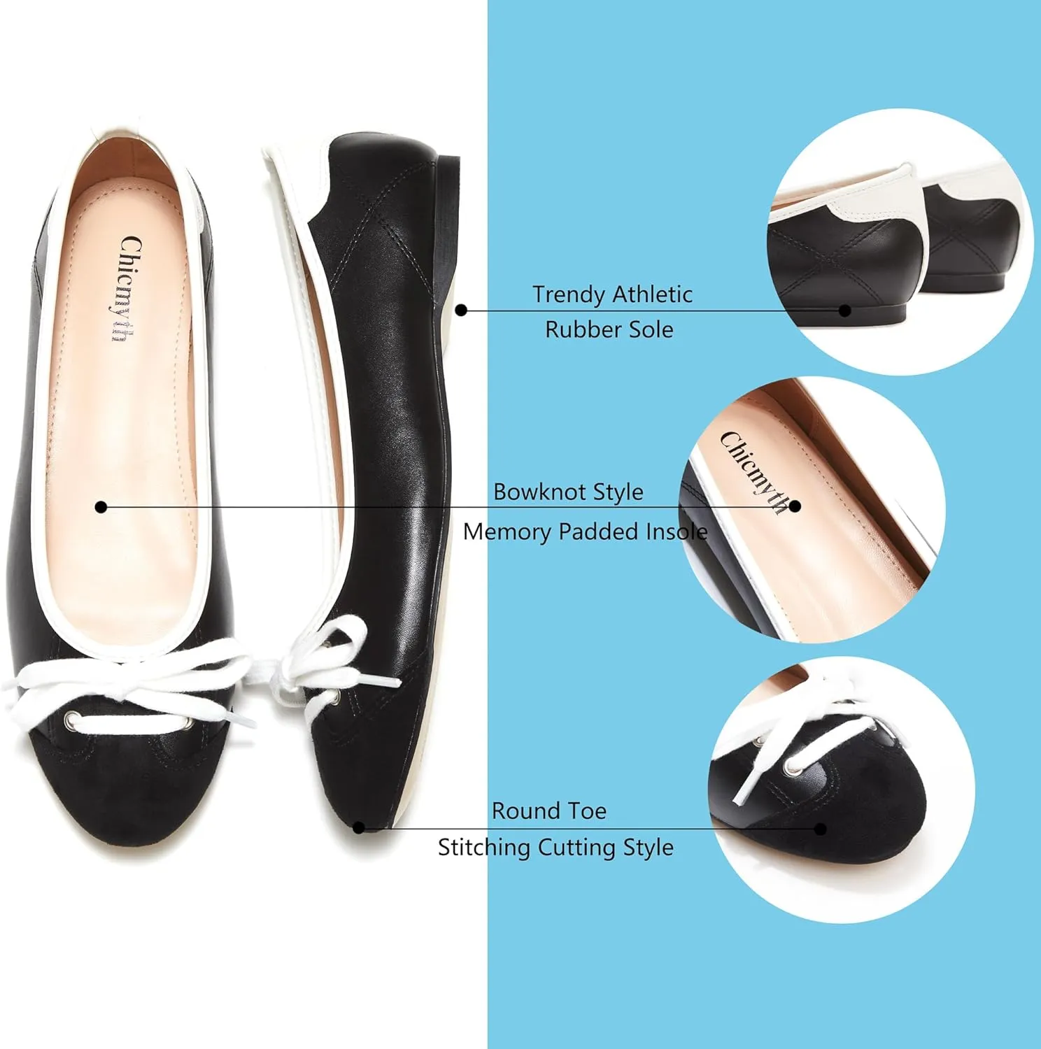 Ballet Flats for Women;Sporty Ballet Shoes;Round Toe Casual Slip on Ballerina Shoes.