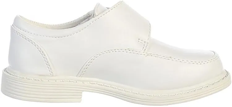 Boys Matte Dress Shoes w/Velcro Strap