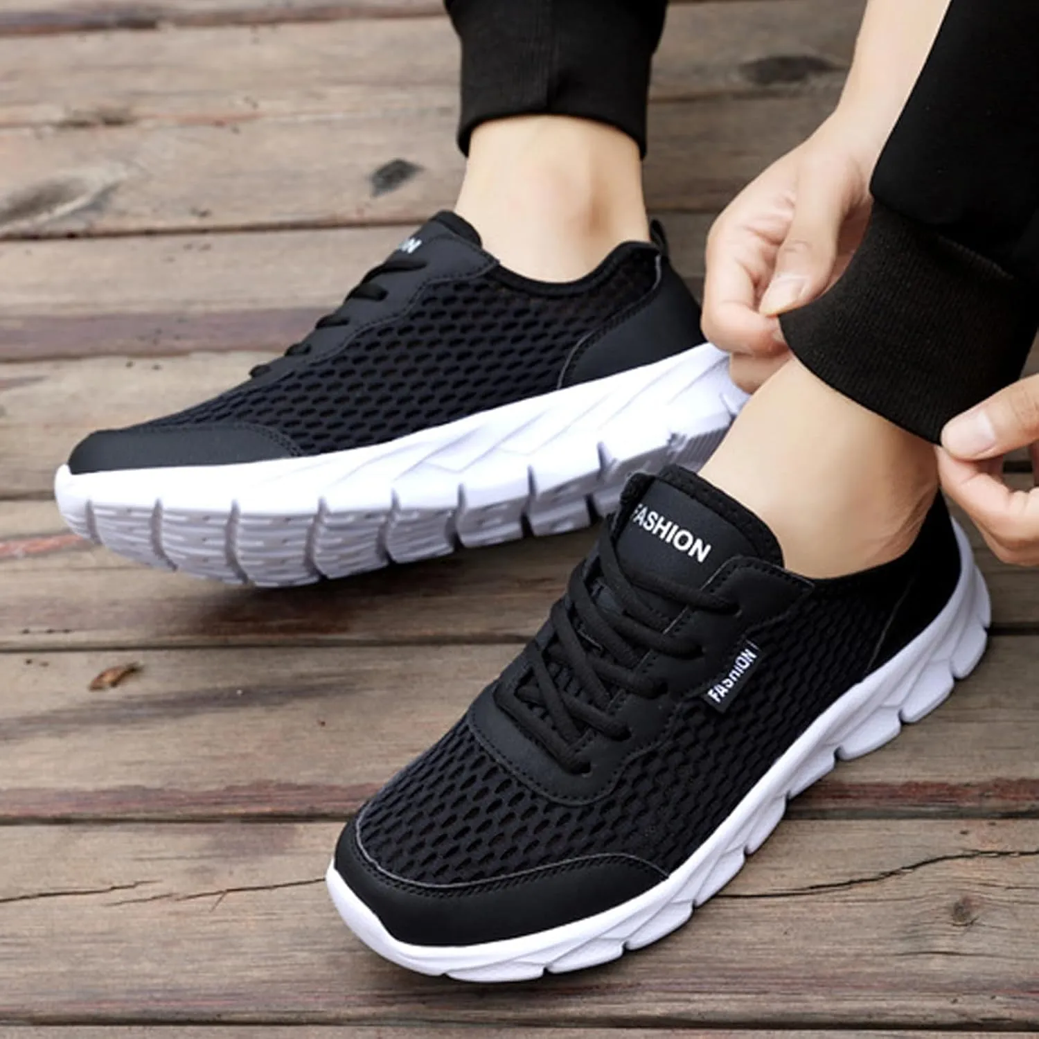 Breathable Diabetic Shoes for Men Slip On Lightweight Breathable Fashion Sneaker Arch Support Plantar Fasciitis