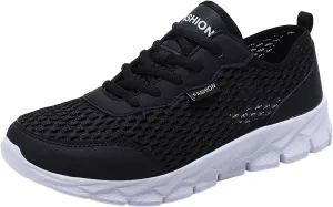 Breathable Diabetic Shoes for Men Slip On Lightweight Breathable Fashion Sneaker Arch Support Plantar Fasciitis