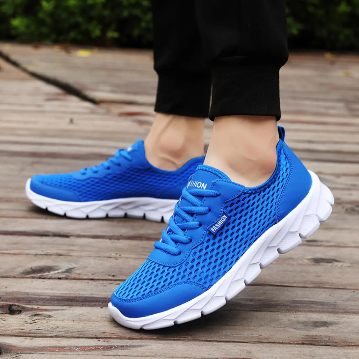 Breathable Diabetic Shoes for Men Slip On Lightweight Breathable Fashion Sneaker Arch Support Plantar Fasciitis