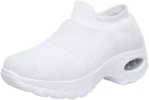 Breathable Mesh Women's Running Shoes, Comfy Walking Shoes with Air Cushion