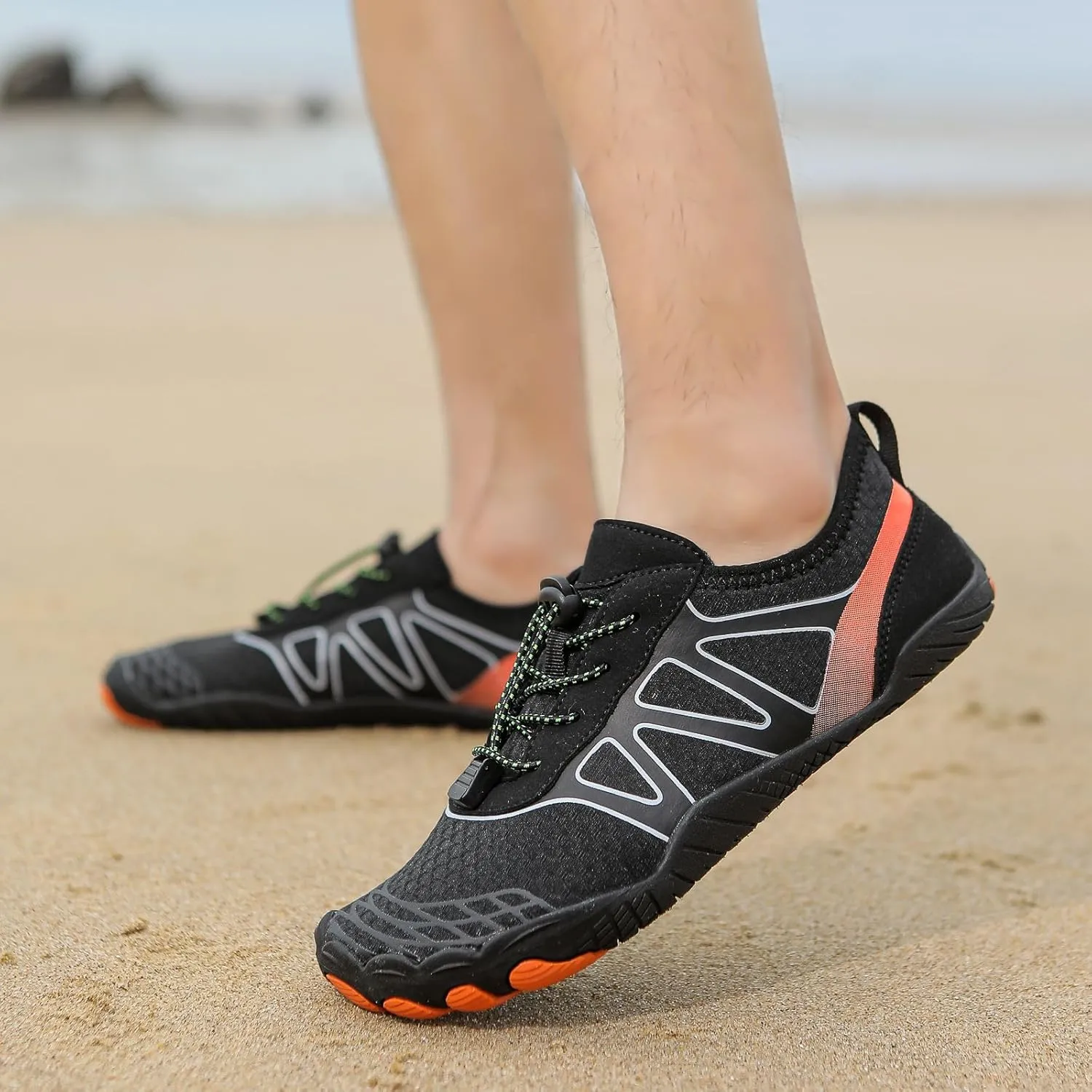 Canbebig Mens Barefoot Shoes Womens Water Shoes Non-Slip Healthy Breathable Sneakers Quick Dry Hiking Shoe Minimalist Athletic Shoe