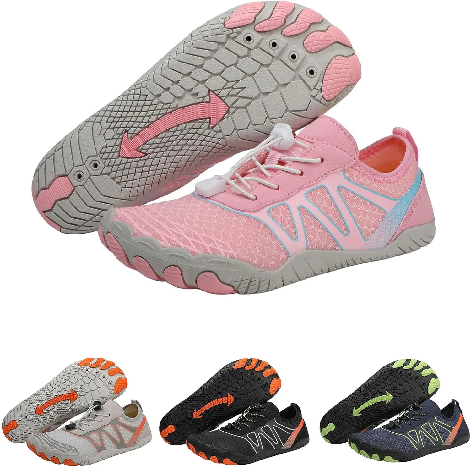 Canbebig Mens Barefoot Shoes Womens Water Shoes Non-Slip Healthy Breathable Sneakers Quick Dry Hiking Shoe Minimalist Athletic Shoe