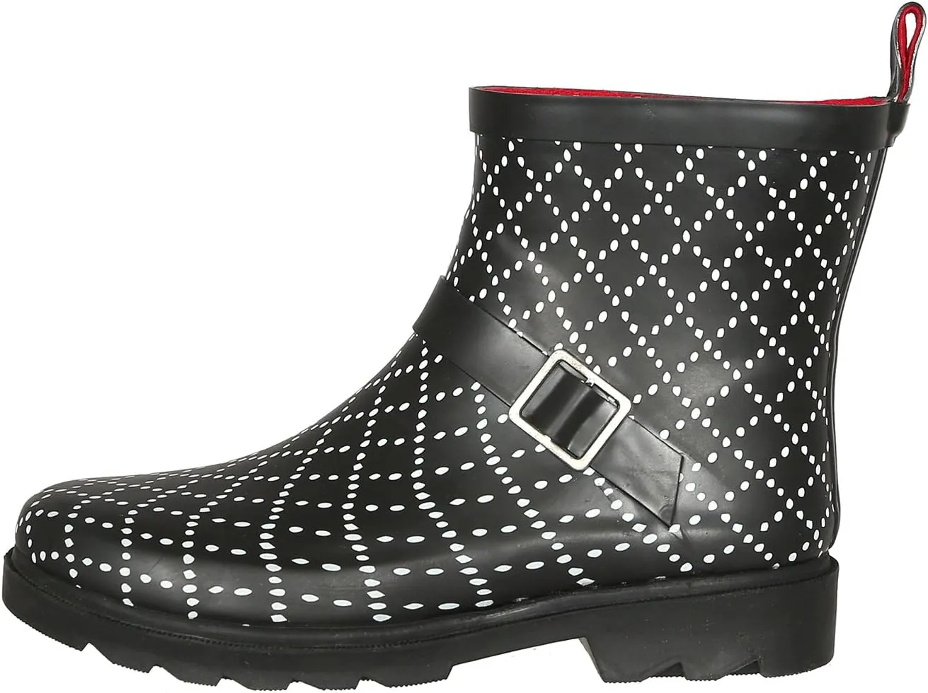 Capelli New York Ladies Short Sporty Rubber Rain Boot