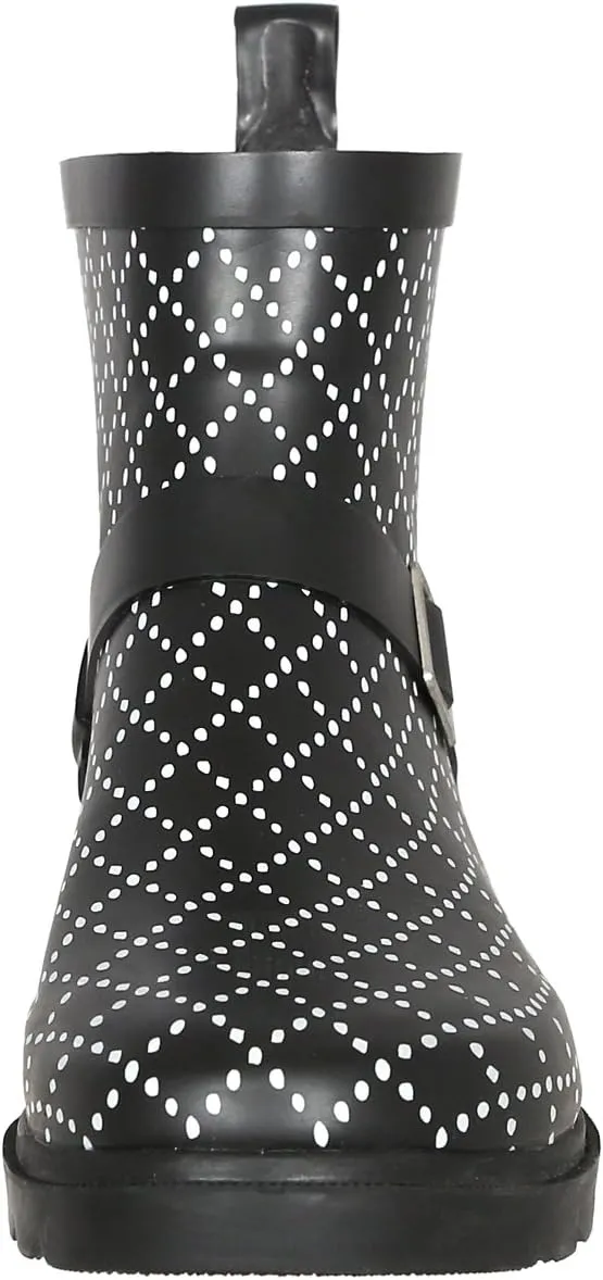 Capelli New York Ladies Short Sporty Rubber Rain Boot