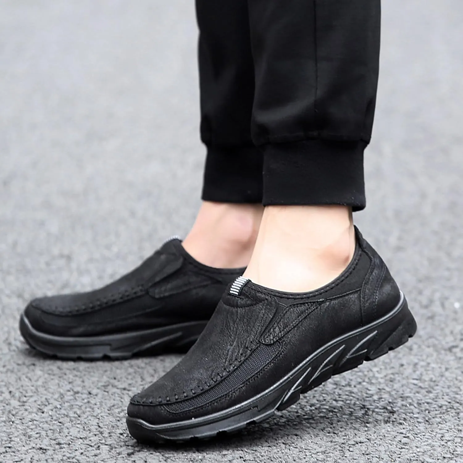 Casual Shoes for Men Leather Sports Shoes Trendy Design for Active Lifestyles Sneakers Odor Eliminator for Men