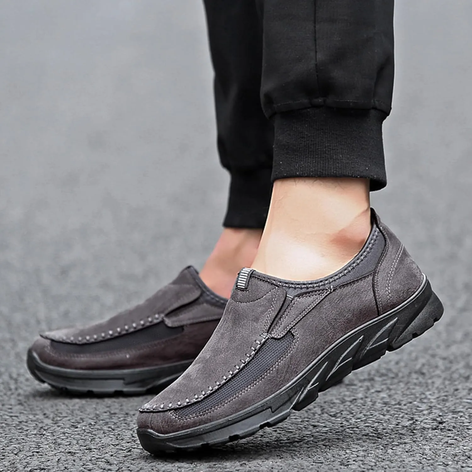 Casual Shoes for Men Leather Sports Shoes Trendy Design for Active Lifestyles Sneakers Odor Eliminator for Men