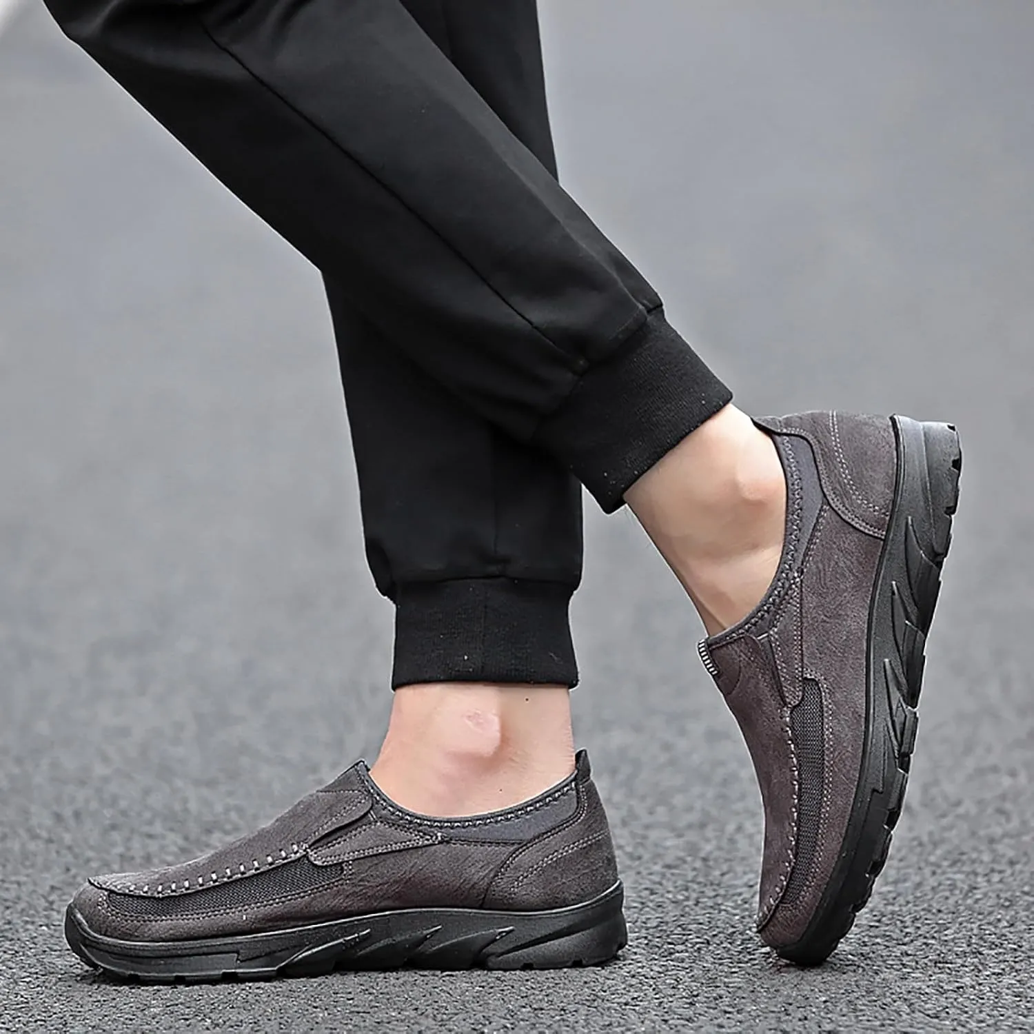 Casual Shoes for Men Leather Sports Shoes Trendy Design for Active Lifestyles Sneakers Odor Eliminator for Men