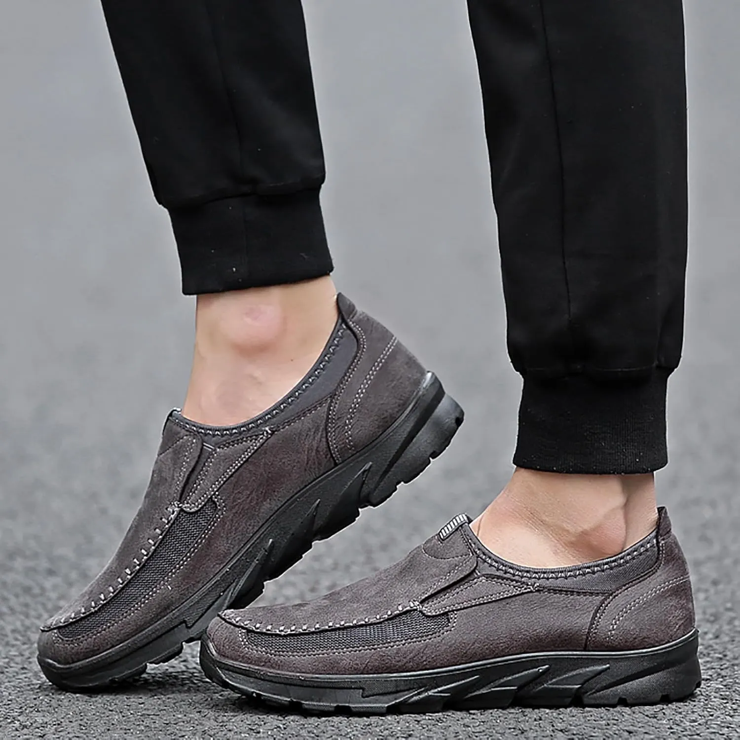 Casual Shoes for Men Leather Sports Shoes Trendy Design for Active Lifestyles Sneakers Odor Eliminator for Men