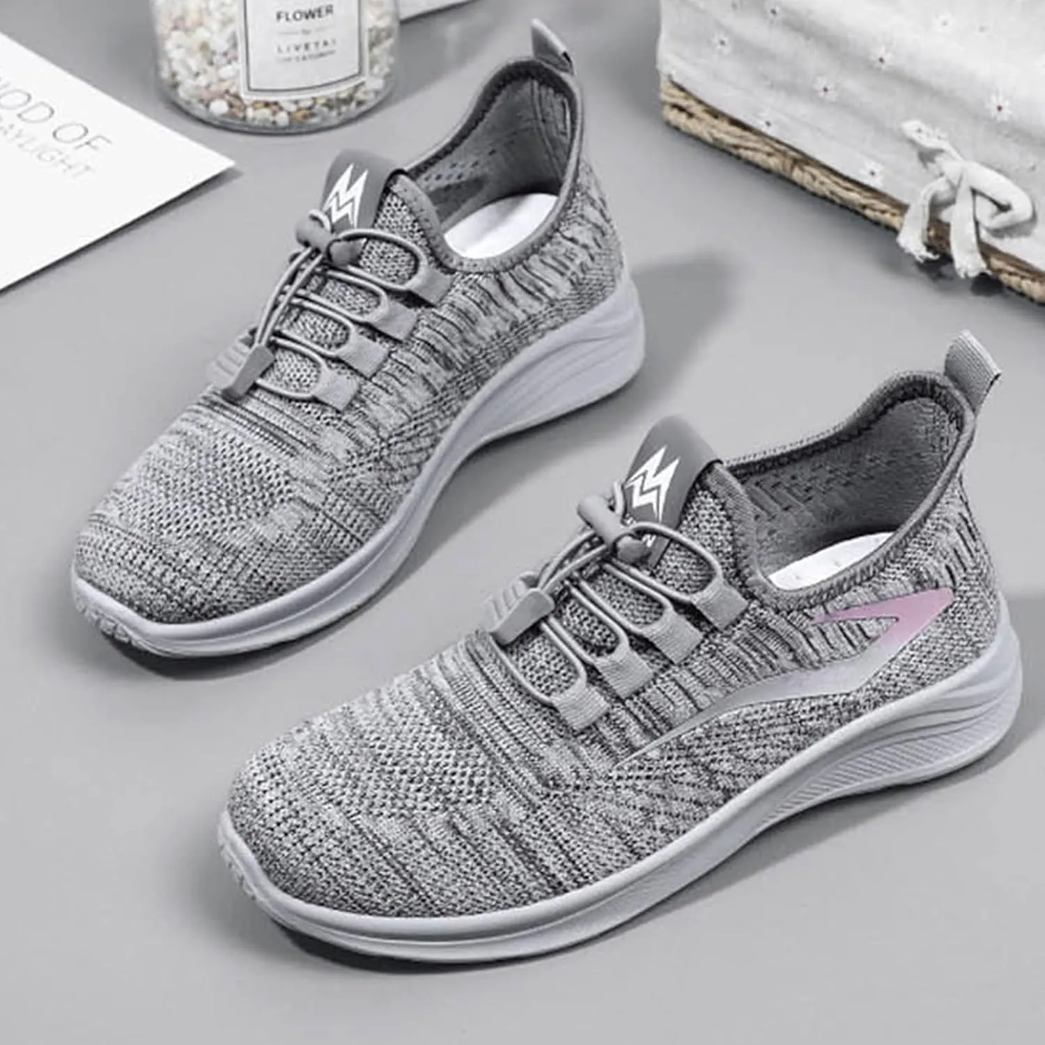 Comfort Lightweight Breathable Sneakers for Women Breathable Mesh Slip on Walking Shoes Comfort Diabetic Shoe