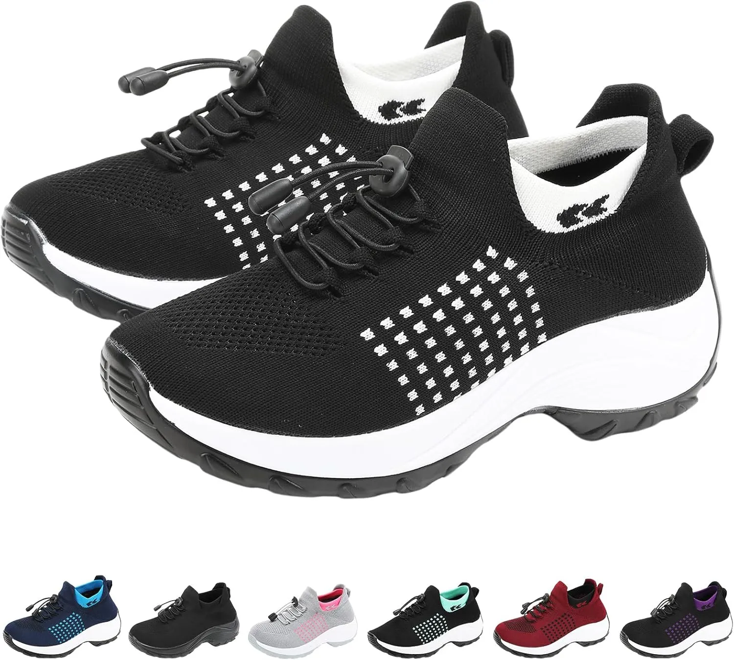 Comfort Wear Shoes for Women Comfortwear Orthopedic Shoes for Women Plantar Fasciitis Arch Support Non Slip Walking Sneakers Ortho Stretch Cushion Shoe Unisex
