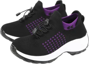 Comfort Wear Shoes for Women Comfortwear Orthopedic Shoes for Women Plantar Fasciitis Arch Support Non Slip Walking Sneakers Ortho Stretch Cushion Shoe Unisex
