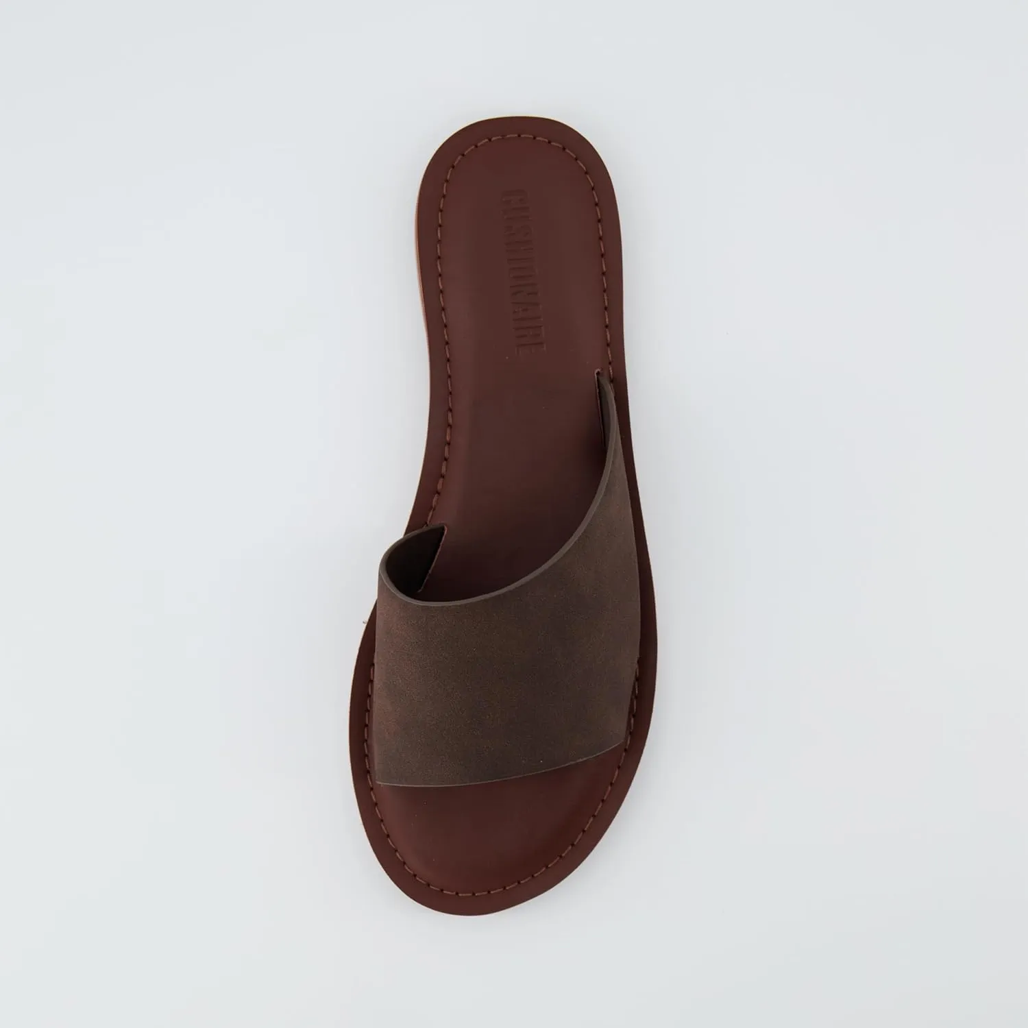 CUSHIONAIRE Women's Carly slide Sandal with Memory Foam