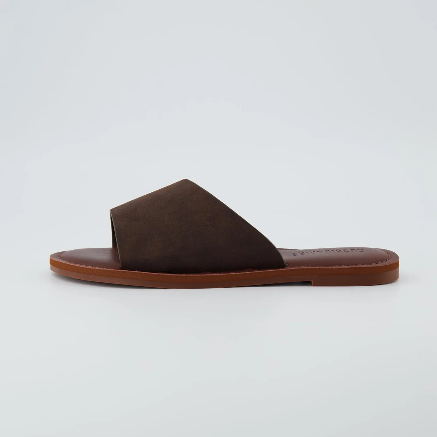 CUSHIONAIRE Women's Carly slide Sandal with Memory Foam