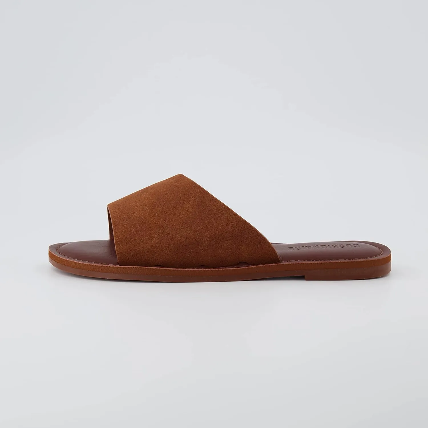 CUSHIONAIRE Women's Carly slide Sandal with Memory Foam