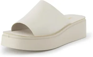 CUSHIONAIRE Women's Play one band platform sandal with  Memory Foam