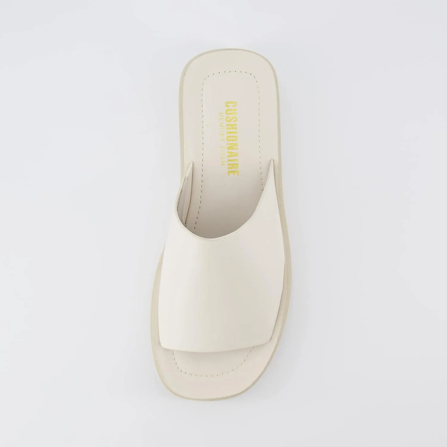 CUSHIONAIRE Women's Play one band platform sandal with  Memory Foam