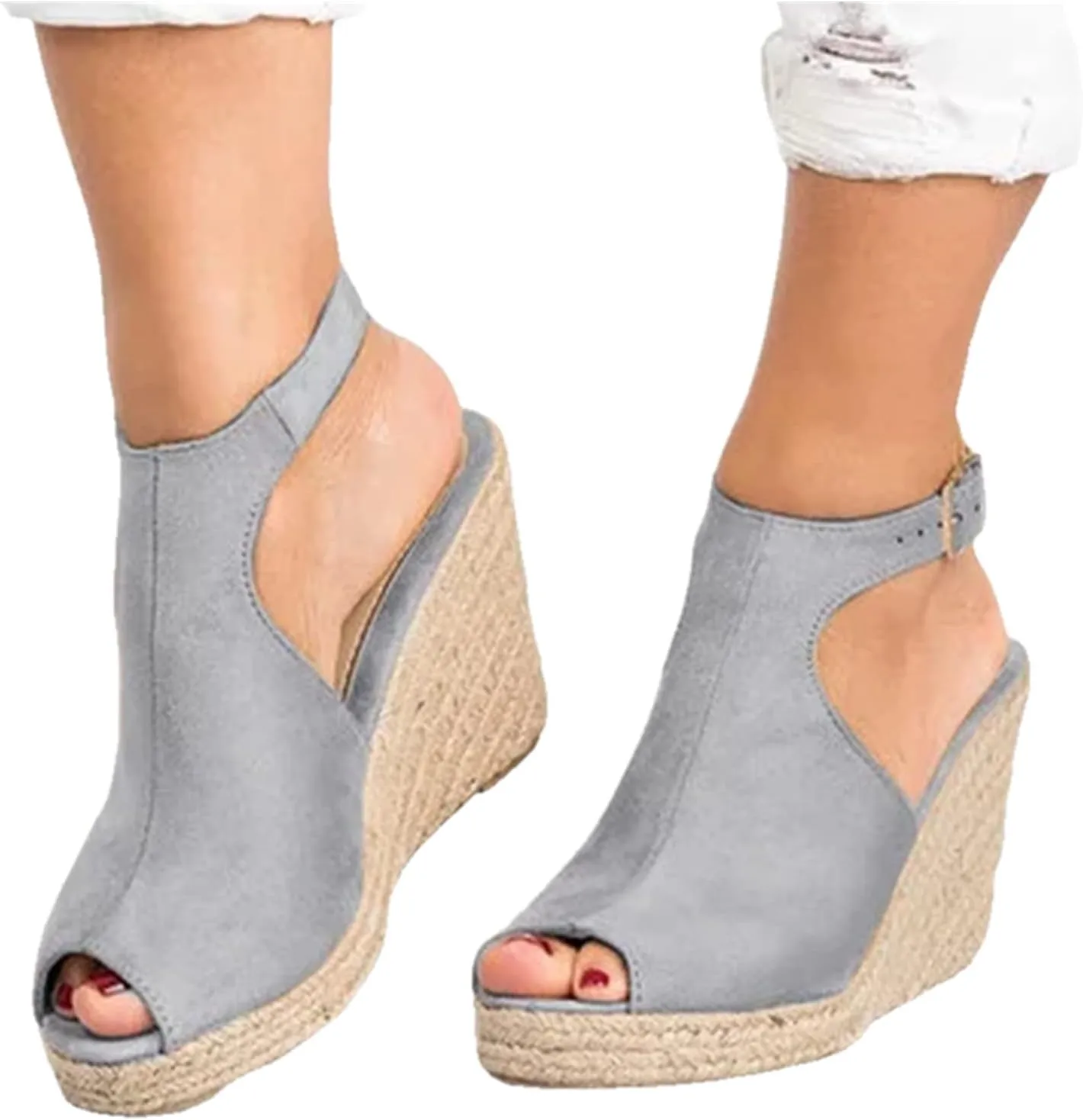 Cute Sandals For Women Dressy,Womens Low Mid Square Heel Ankle Strap Sandal Open Toe Summer Strappy Chunky Block Sandals
