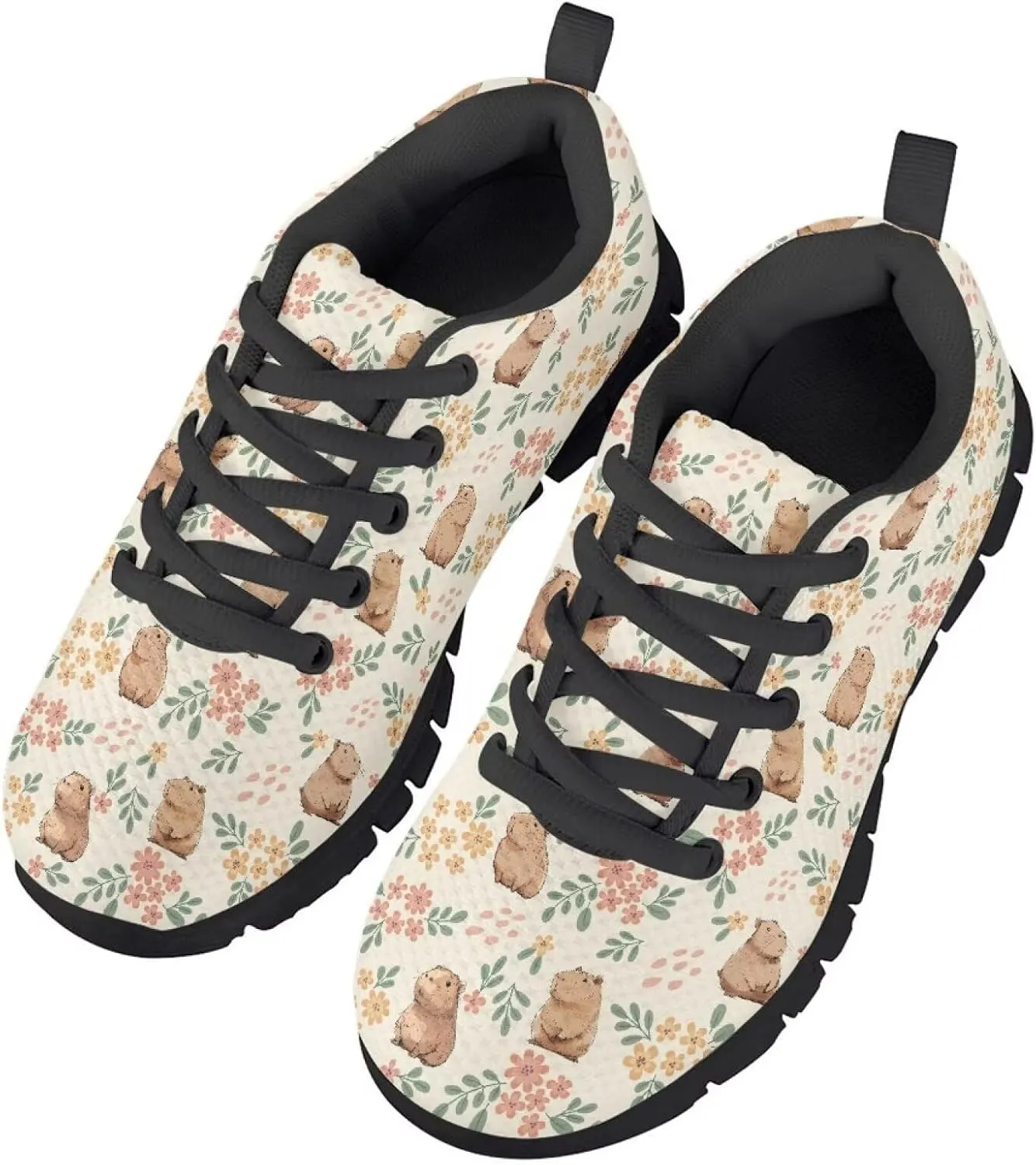 Doojoayie Cute Shoes for Girls Non-Slip Running Sneakers for Daily Causal