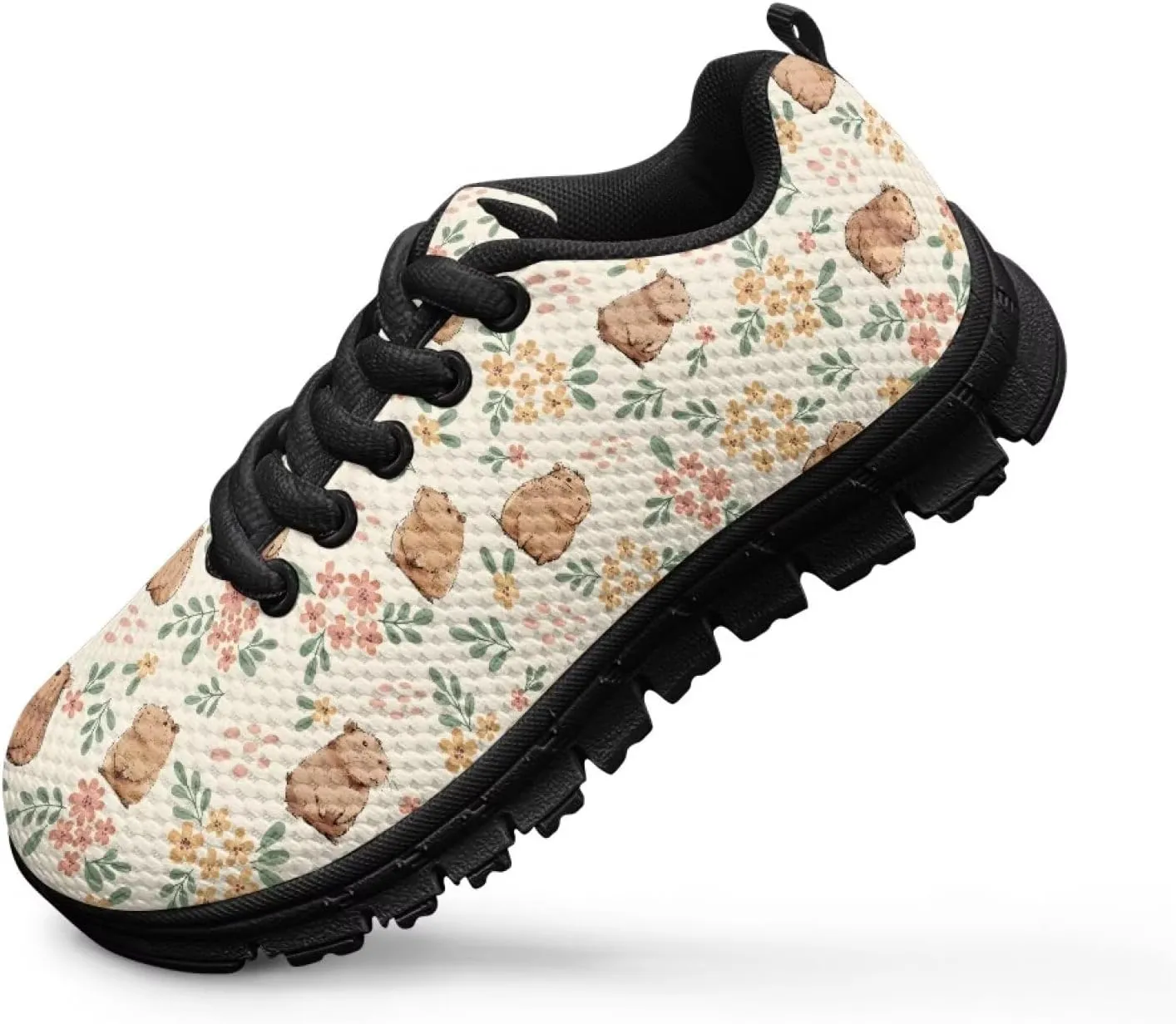 Doojoayie Cute Shoes for Girls Non-Slip Running Sneakers for Daily Causal