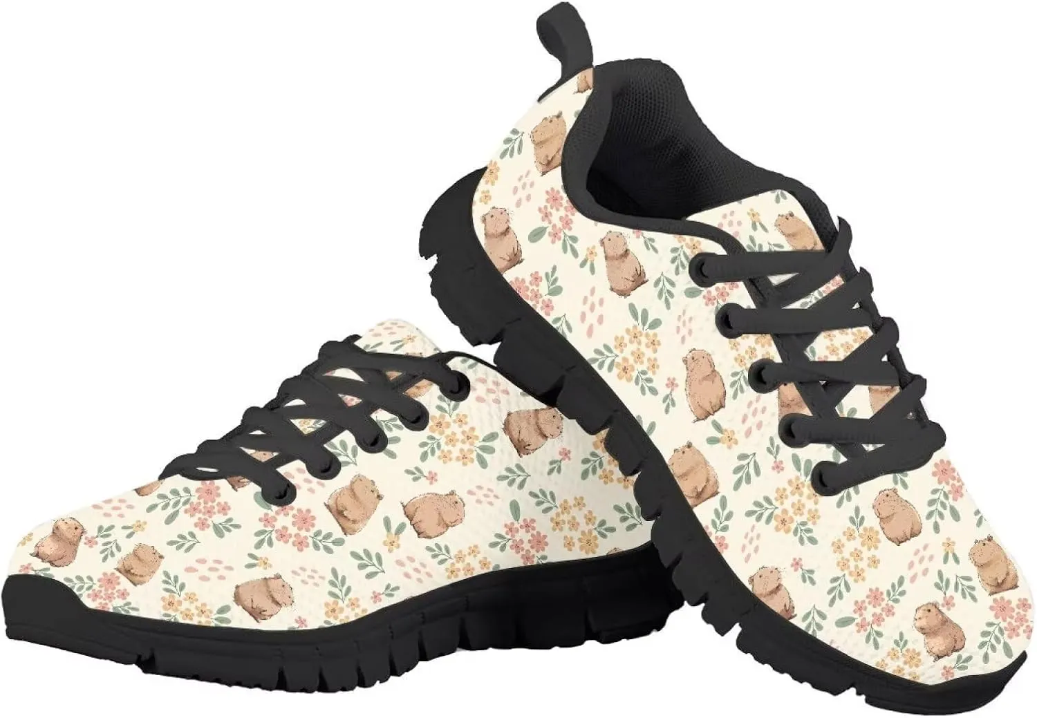 Doojoayie Cute Shoes for Girls Non-Slip Running Sneakers for Daily Causal