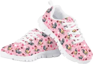 Doojoayie Little Girls Running Shoes Tennis Shoes for Kids School Casual Sneakers