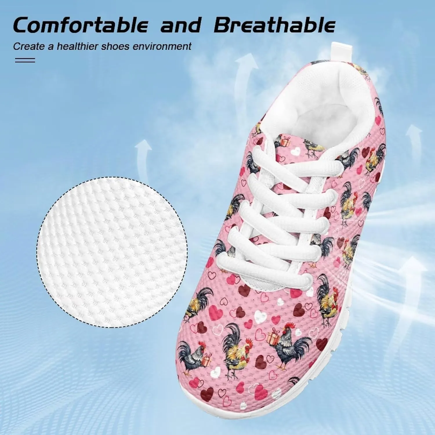 Doojoayie Little Girls Running Shoes Tennis Shoes for Kids School Casual Sneakers
