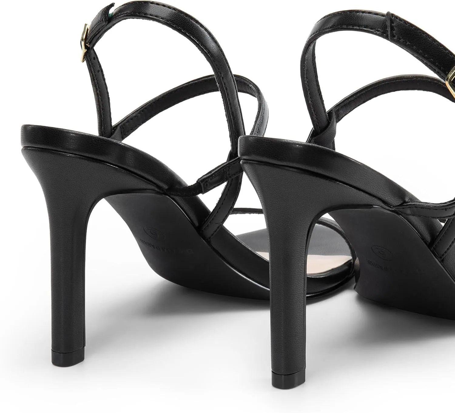 DREAM PAIRS Women’s Slingback Heels High Stilettos Open Square Toe Ankle Strap Pumps Sexy Comfort Strappy Dress Shoes Wedding Bridal Heeled Sandals