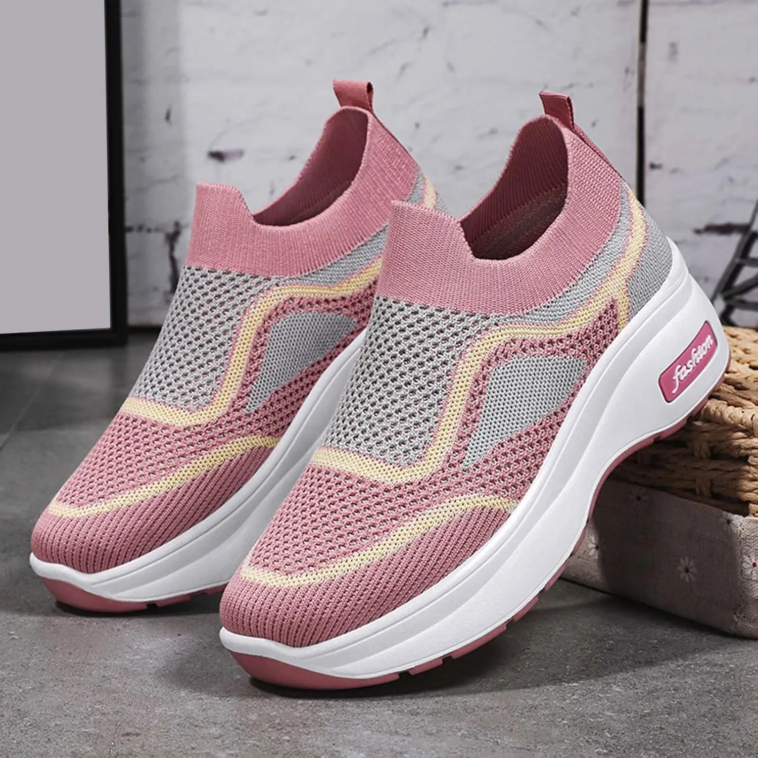 Fall Platform Sneakers for Women 2023 Women Orthopedic Sneakers Walking Shoes Women's Running Shoes Size 7 Womens Slip On Sneakers Size 7 Ankle Tenis Antideslizantes para Mujer De Cocina
