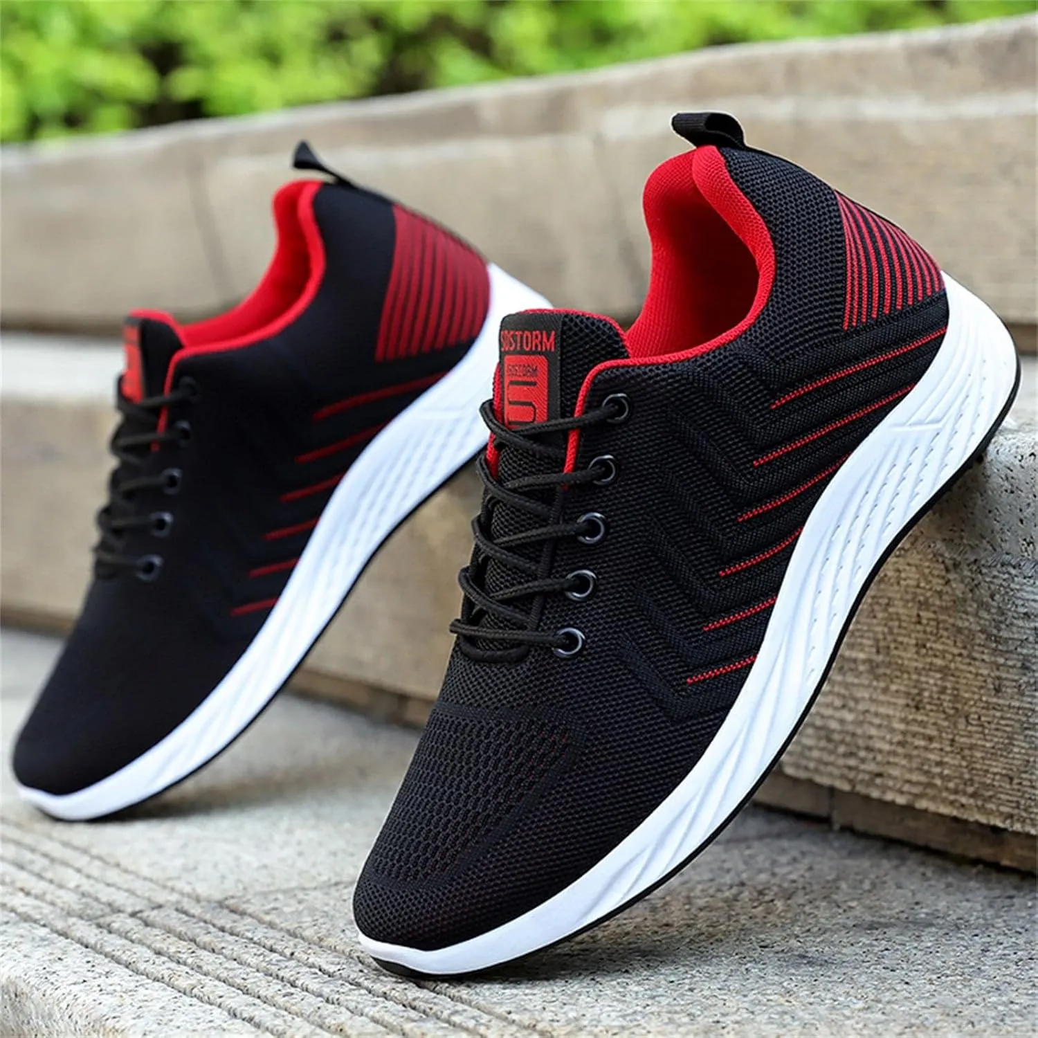 Fashion Summer and Men Shoes Flat Mesh Breathable Solid Color Casual Shoes Sneaker Mens