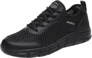 Fashion Summer Men Breathable Mesh Flat Elastic Casual Shoes Mens Sneaker Shoes