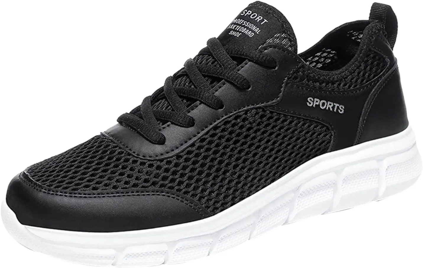 Fashion Summer Men Breathable Mesh Flat Elastic Casual Shoes Mens Sneaker Shoes