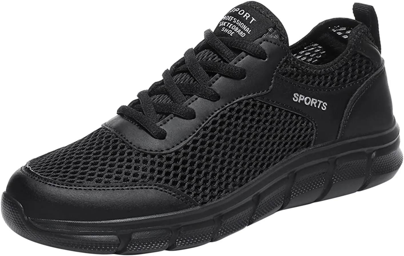 Fashion Summer Men Breathable Mesh Flat Elastic Casual Shoes Mens Sneaker