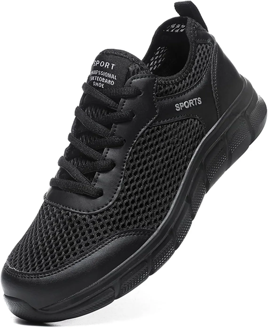 Fashion Summer Men Breathable Mesh Flat Elastic Casual Shoes Mens Sneaker