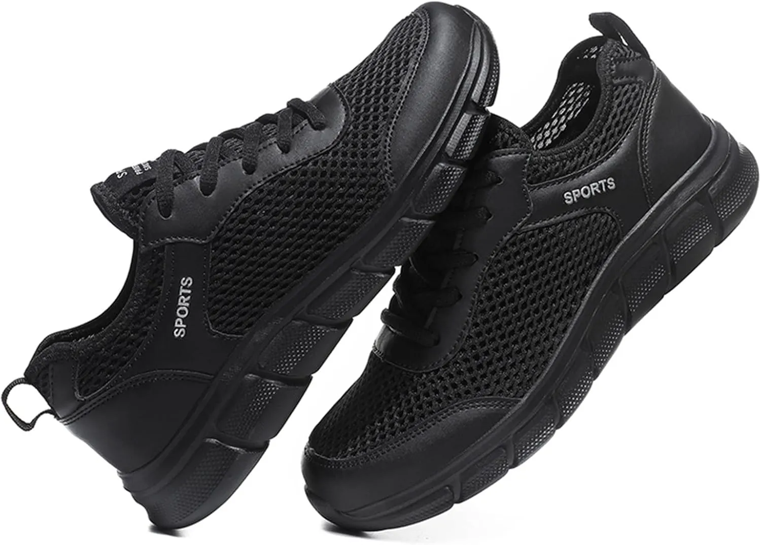 Fashion Summer Men Breathable Mesh Flat Elastic Casual Shoes Mens Sneaker