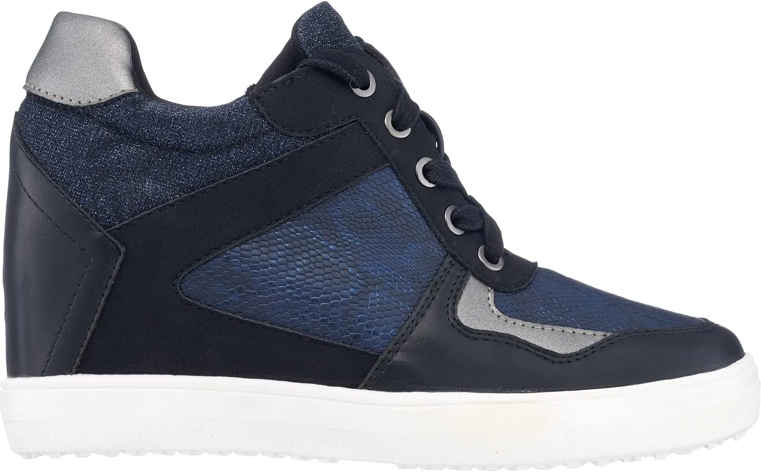 GC Shoes Low Top Fashion Wedge Sneakers for Women, Hidden Heel Sneaker Boots, Sporty Platform Bootie