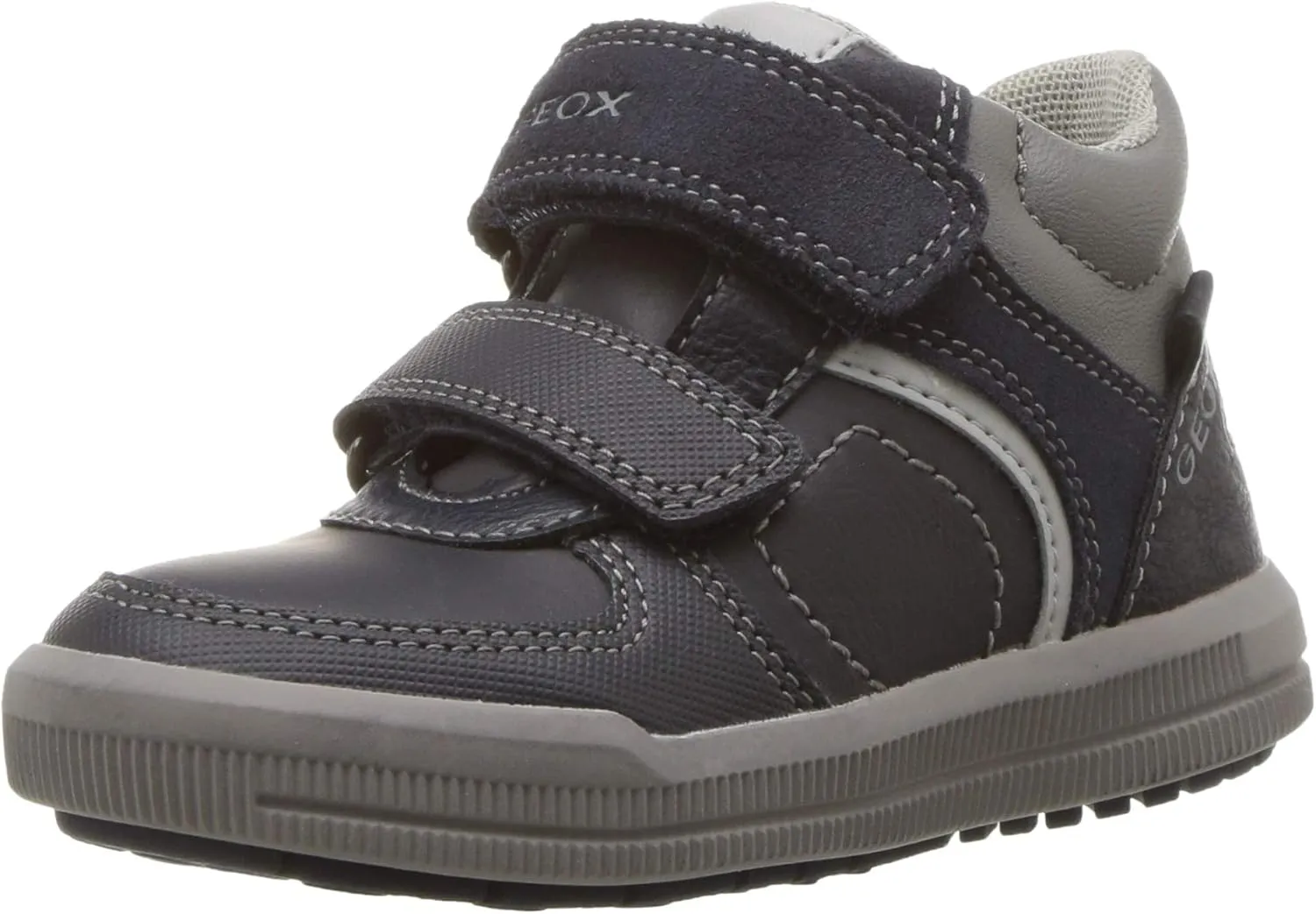 Geox Boys' Arzach High Top Velcro Sneaker