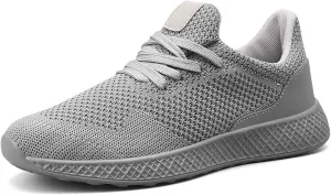 GOSPT Men's Breathable Mesh Lace-up Sneakers Sports Running Shoes
