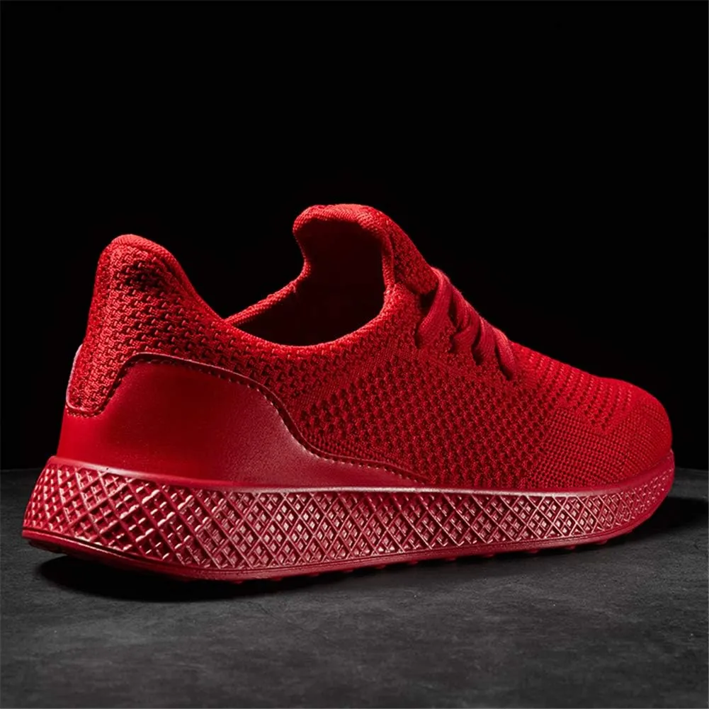GOSPT Men's Breathable Mesh Lace-up Sneakers Sports Running Shoes