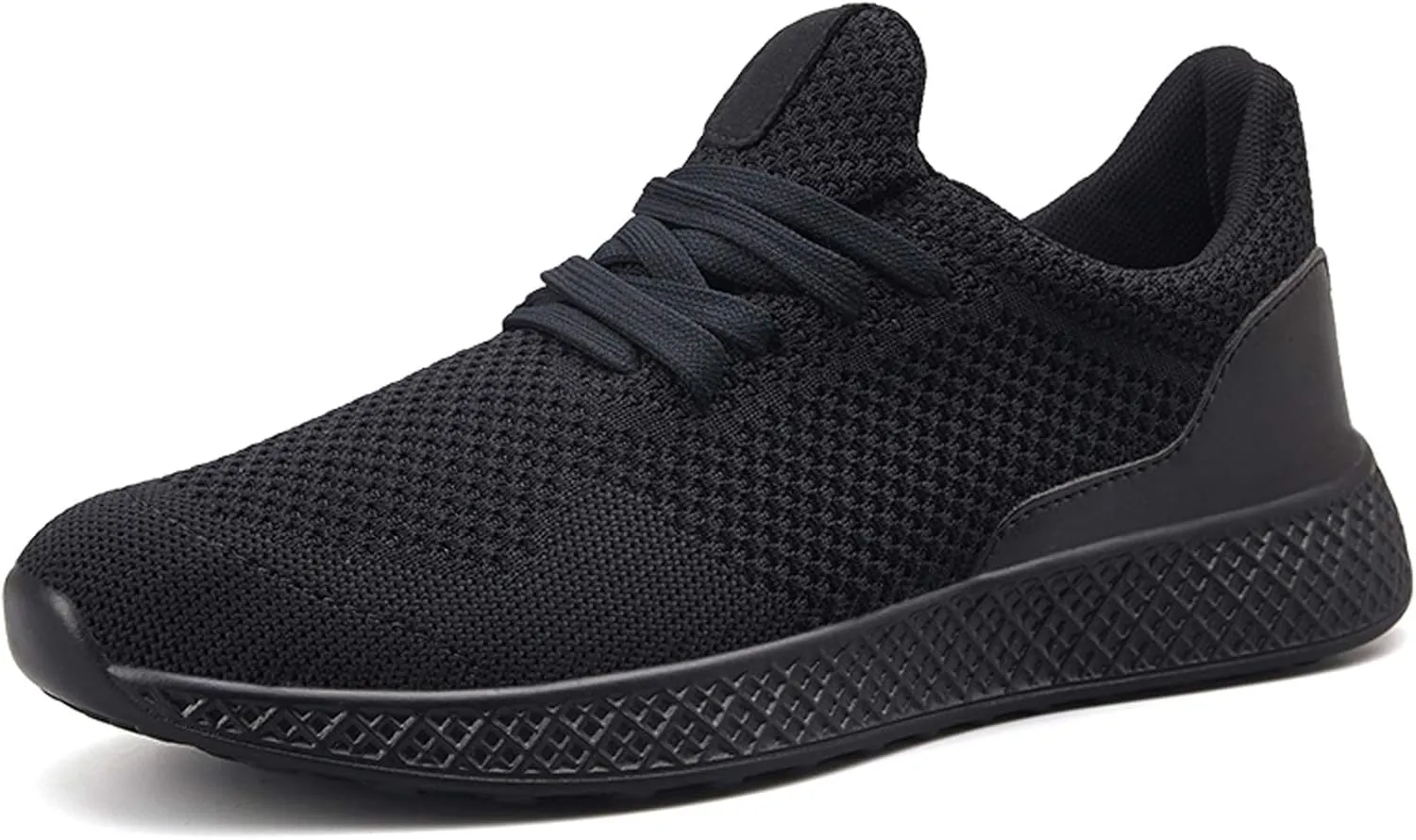 GOSPT Men's Breathable Mesh Lace-up Sneakers Sports Running Shoes