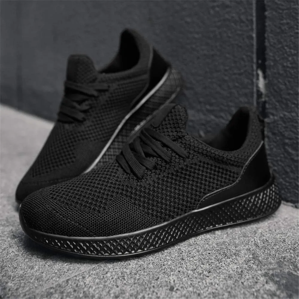 GOSPT Men's Breathable Mesh Lace-up Sneakers Sports Running Shoes