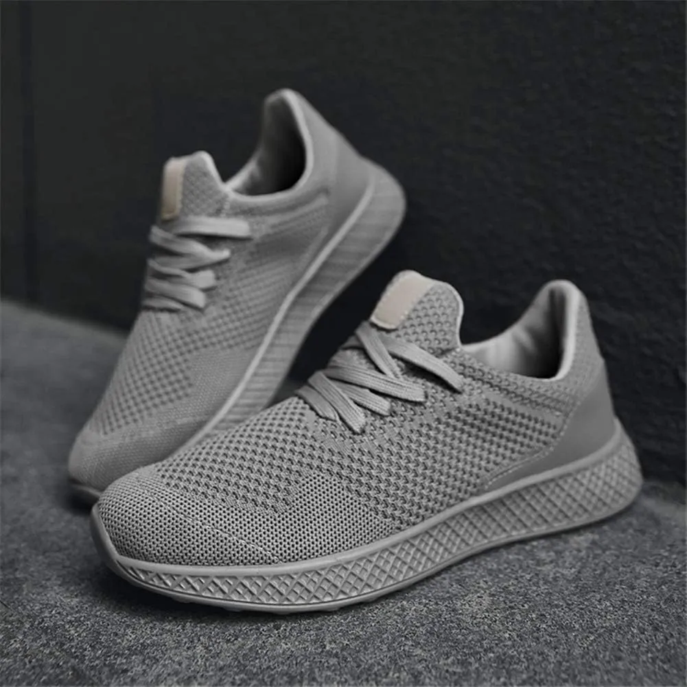 GOSPT Men's Breathable Mesh Lace-up Sneakers Sports Running Shoes