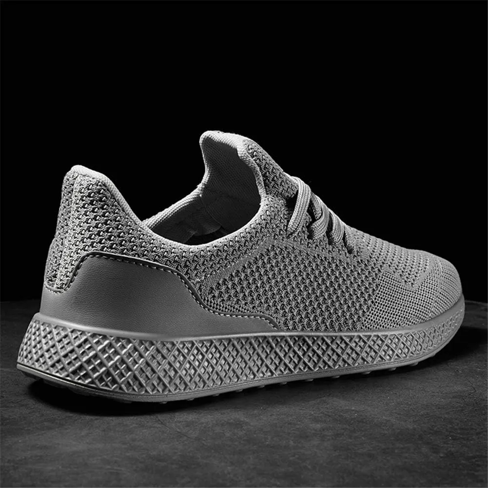 GOSPT Men's Breathable Mesh Lace-up Sneakers Sports Running Shoes