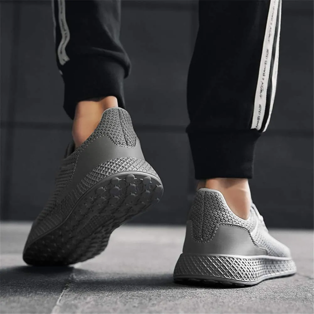 GOSPT Men's Breathable Mesh Lace-up Sneakers Sports Running Shoes